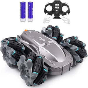Remote Control Tumbling Stunt Double-Sided Car Rotating Charging Light Drift Racing Car