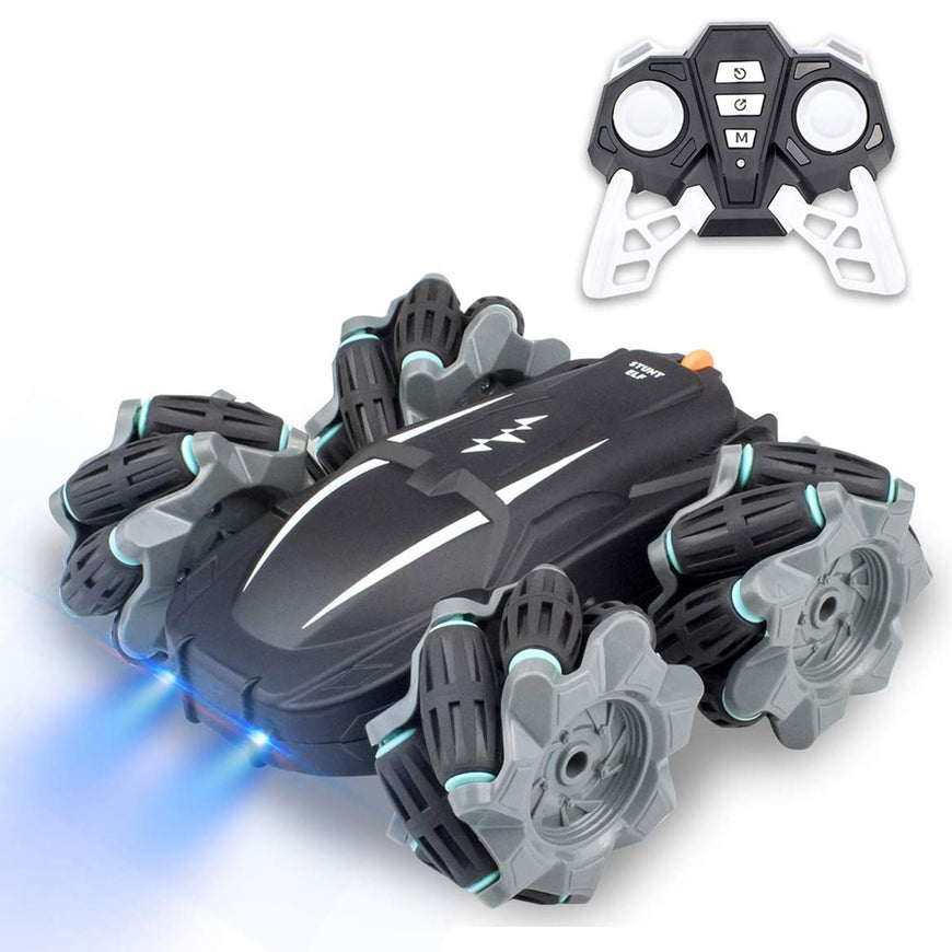 Remote Control Tumbling Stunt Double-Sided Car Rotating Charging Light Drift Racing Car