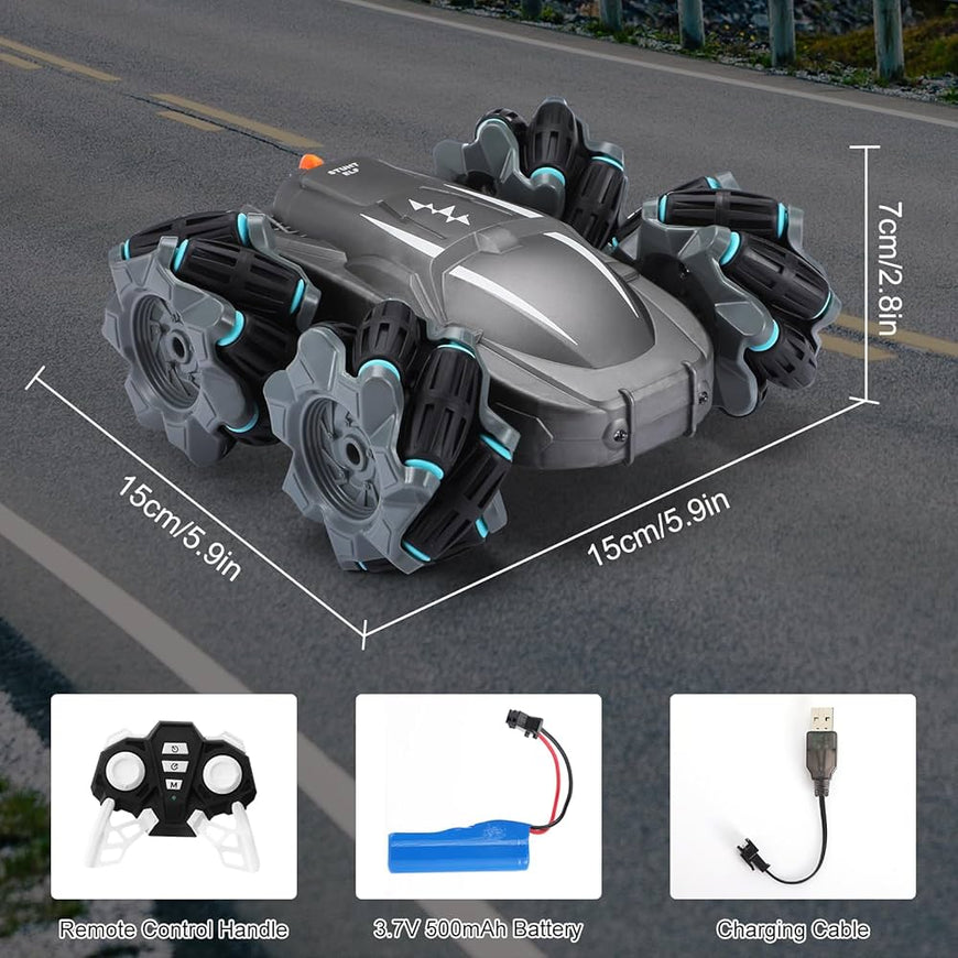 Remote Control Tumbling Stunt Double-Sided Car Rotating Charging Light Drift Racing Car